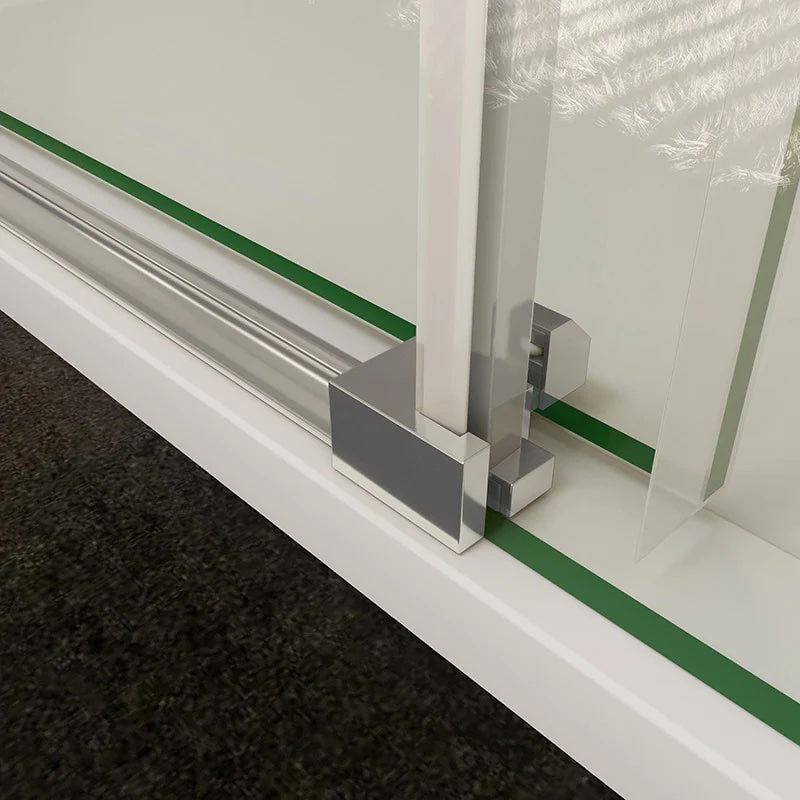 AICA Sprchový kout obdélníkový s posuvnými dveřmi 100-160cm | Boční panel 70-100cm | 6mm NANO bezpečnostní sklo s EasyClean | Chromové leštěné profily odolné proti korozi | Robustní madlo ze slitiny zinku | Moderní design pro malé i velké koupelny | Snadná instalace a údržba