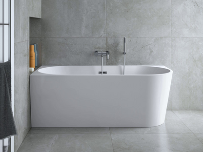 Volně stojící rohová vana 150x75 levý - bílá akrylátová vana do rohu s antibakteriální úpravou. Moderní levostranná rohová vana 150x75 cm s přepadem a chromovým click-clack sifonem. Kvalitní akrylátová vana s nastavitelnýma nohama, tepelnou izolací a odolností proti UV záření. Prostorná vana 210 litrů (150x75x58 cm) s příjemným povrchem pro pokožku. Doprava zdarma