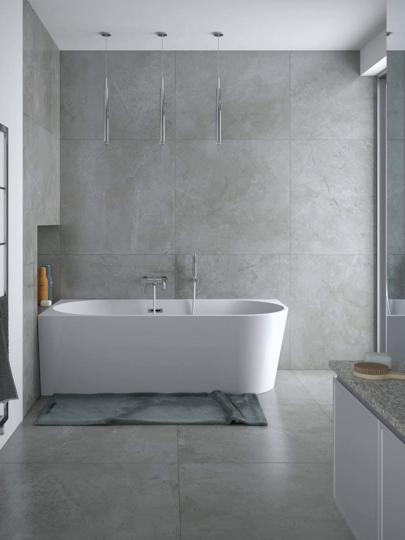 Volně stojící rohová vana 150x75 levý - bílá akrylátová vana do rohu s antibakteriální úpravou. Moderní levostranná rohová vana 150x75 cm s přepadem a chromovým click-clack sifonem. Kvalitní akrylátová vana s nastavitelnýma nohama, tepelnou izolací a odolností proti UV záření. Prostorná vana 210 litrů (150x75x58 cm) s příjemným povrchem pro pokožku. Doprava zdarma