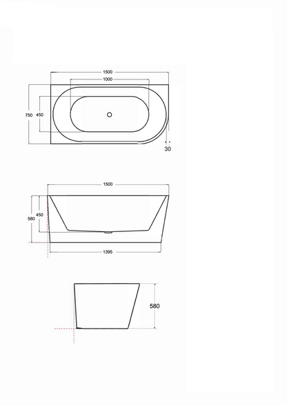 Volně stojící rohová vana 150x75 levý - bílá akrylátová vana do rohu s antibakteriální úpravou. Moderní levostranná rohová vana 150x75 cm s přepadem a chromovým click-clack sifonem. Kvalitní akrylátová vana s nastavitelnýma nohama, tepelnou izolací a odolností proti UV záření. Prostorná vana 210 litrů (150x75x58 cm) s příjemným povrchem pro pokožku. Doprava zdarma