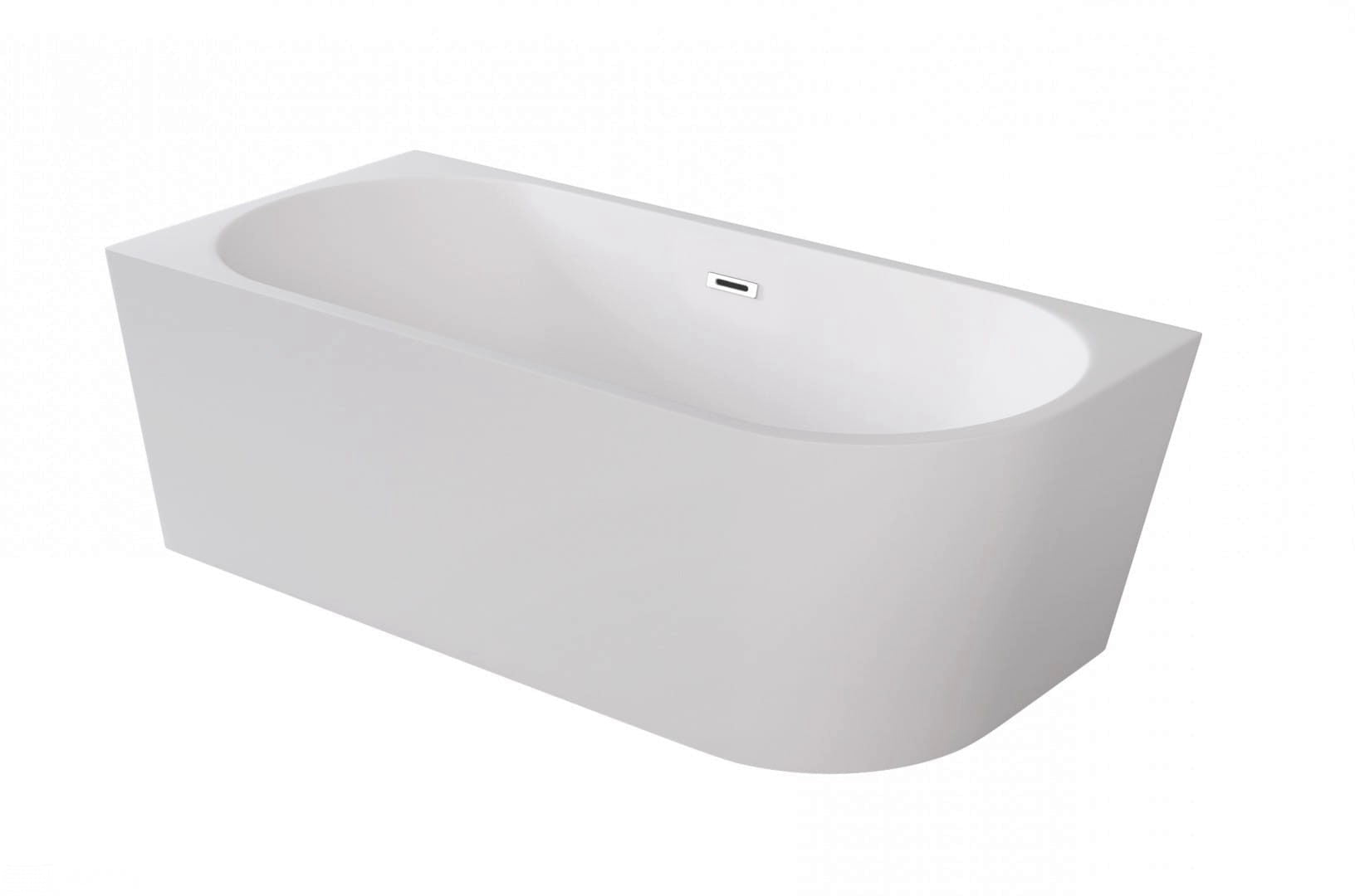 Volně stojící rohová vana 170 cm - bílá akrylátová vana s antibakteriálním povrchem | Levá montáž | Tepelně-izolační rohová vana do koupelny | Odolná vůči UV záření a skvrnám | Nízkopórovitý materiál s nízkou údržbou | Chromový sifon a seřizovací nohy | Záruka 5 let | Doprava zdarma | Kupte online na www.idealnikoupelny.cz