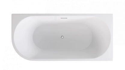 Volně stojící rohová vana 170 cm - bílá akrylátová vana s antibakteriálním povrchem | Pravá montáž | Tepelná izolace | Chromový sifon | Přepadový otvor | Nenáročná údržba | Záruka 5 let | Doprava zdarma | Kupte online na www.idealnikoupelny.cz