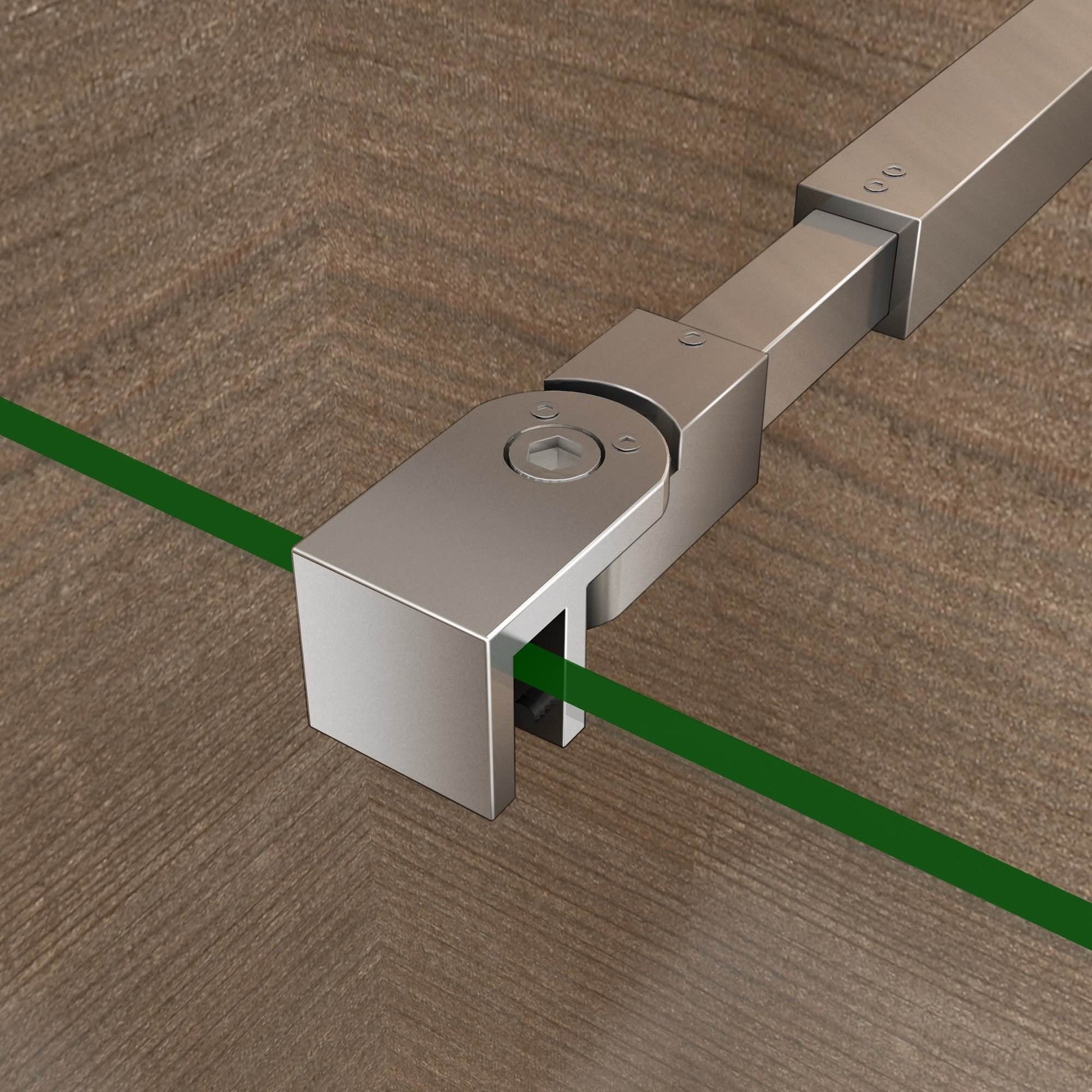 AICA Sprchový kout WALK IN s 8mm NANO čirým sklem - chromová sprchová zástěna s nastavitelnou teleskopickou vzpěrou (73-120cm). Bezpečnostní sklo EasyClean, výška 200cm, rozměry 30-160cm. Univerzální montáž (levá/pravá) pro malé i velké koupelny.