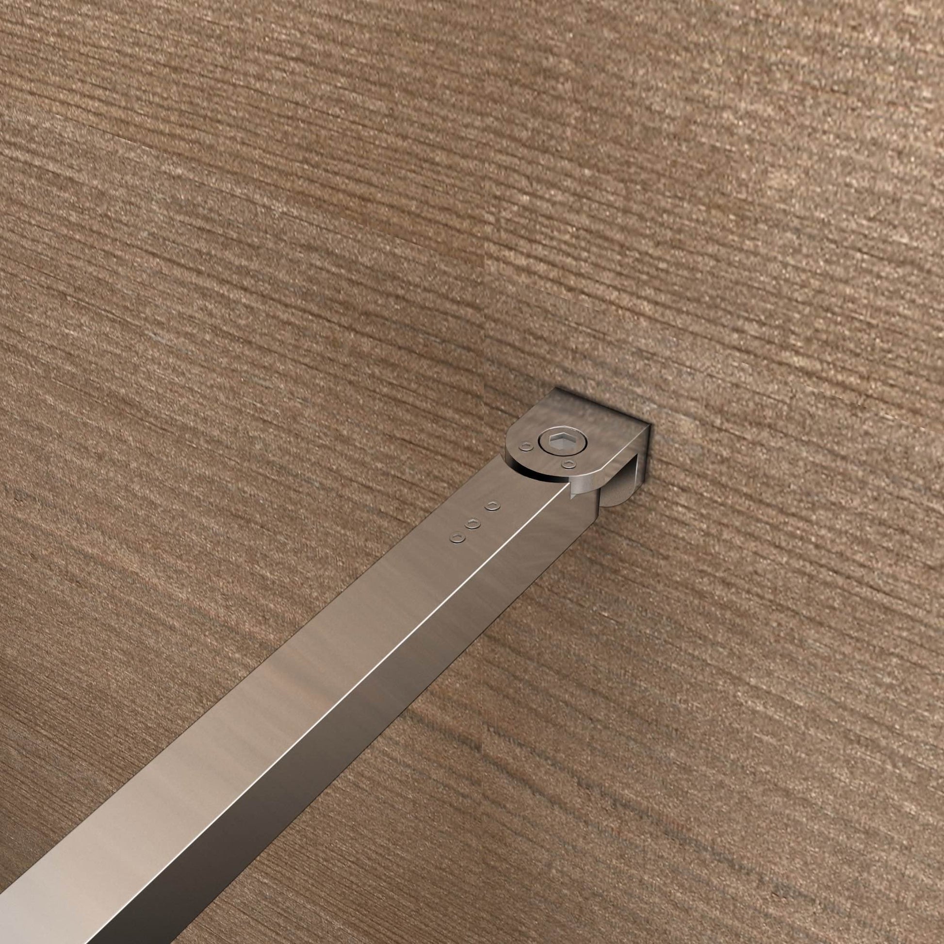 AICA Sprchový kout WALK IN s 8mm NANO čirým sklem - chromová sprchová zástěna s nastavitelnou teleskopickou vzpěrou (73-120cm). Bezpečnostní sklo EasyClean, výška 200cm, rozměry 30-160cm. Univerzální montáž (levá/pravá) pro malé i velké koupelny.