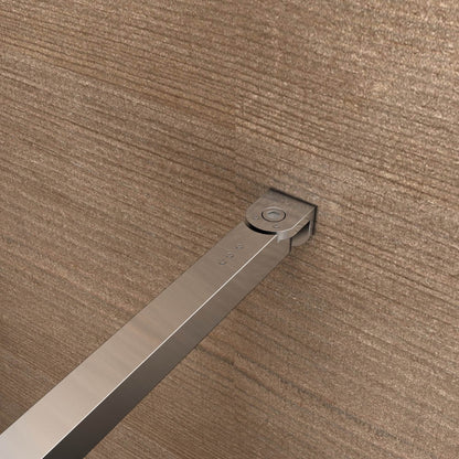 AICA Sprchový kout WALK IN s 8mm NANO čirým sklem - chromová sprchová zástěna s nastavitelnou teleskopickou vzpěrou (73-120cm). Bezpečnostní sklo EasyClean, výška 200cm, rozměry 30-160cm. Univerzální montáž (levá/pravá) pro malé i velké koupelny.