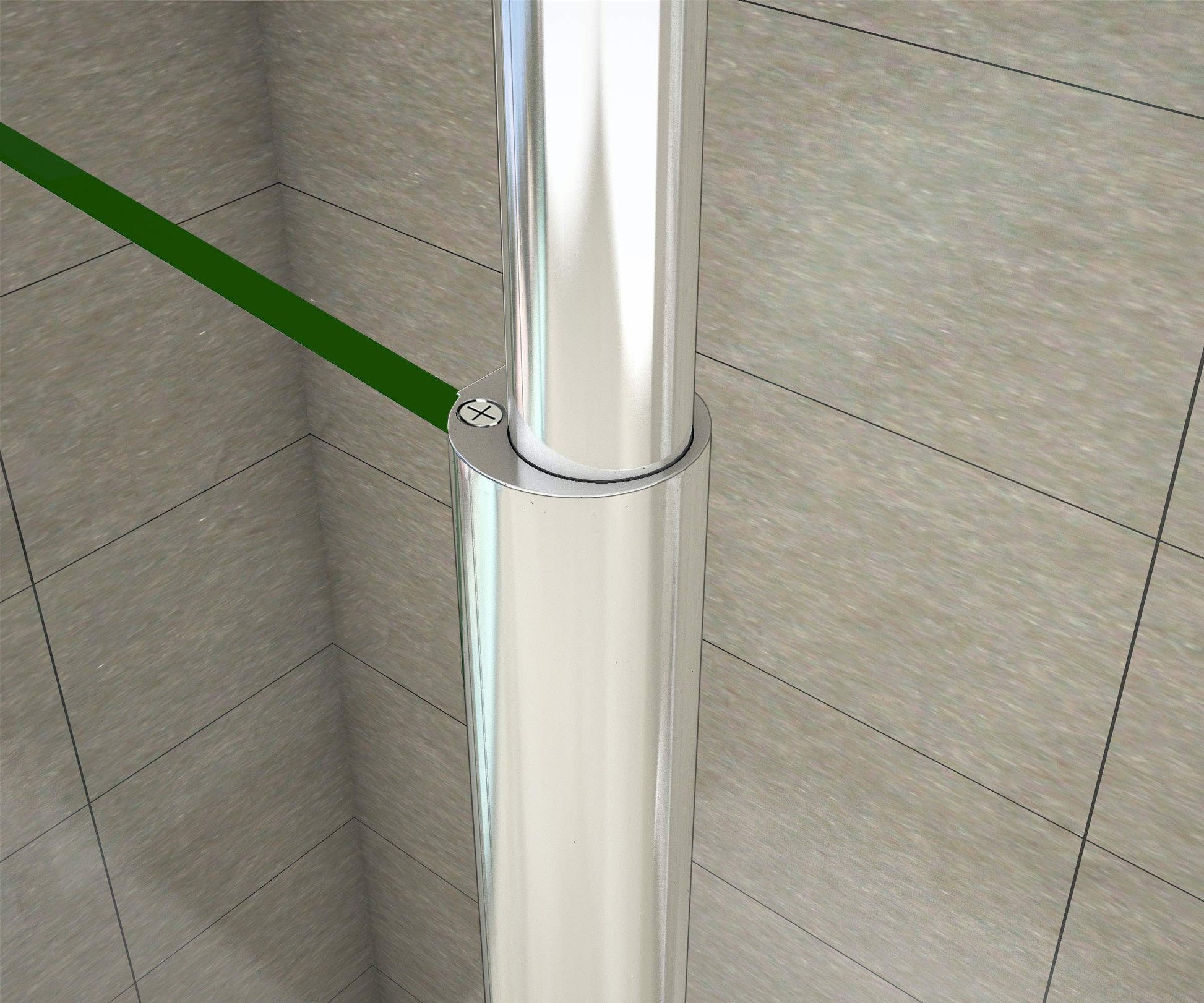 AICA Sprchový kout WALK IN - moderní walk in sprchový kout s chromovou stropní tyčí a 8mm NANO sklem. Bezrámová sprchová zástěna walk in pro velikosti 50-160cm, výška 200cm. Designový walk in sprchový kout s čirým bezpečnostním sklem a leštěným hliníkovým profilem.