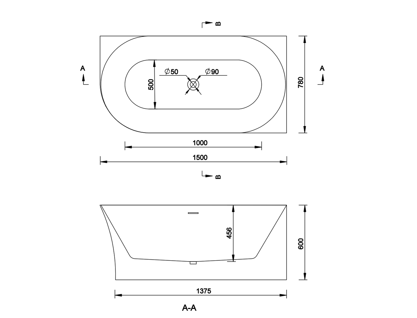 Volně stojící rohová vana 150 cm s pravou montáží z kvalitního akrylátu - moderní bílá vana do rohu s rozměry 150x78x60 cm. Nabízí integrovaný přepad, chromový click-clack sifon a výbornou tepelnou izolaci. Odolná vana proti škrábancům s hladkým sněhově bílým povrchem, ideální pro malé koupelny. Akrylátová vana s pravá instalací a bezplatnou dopravou.