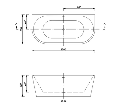 Volně stojící vana 170cm, akrylátová vana 170x80cm, moderní bílá vana s přepadem, nástěnná vana do koupelny, kvalitní akrylátová vana, vana s chromovaným sifonem, vana s teplou vodou, designová vana 170 cm, odolná vana proti škrábancům, vana s click-clack systémem, prostorná vana pro relaxaci, snadno udržovatelná vana, vana s ergonomickým tvarem, luxusní vana do moderní koupelny