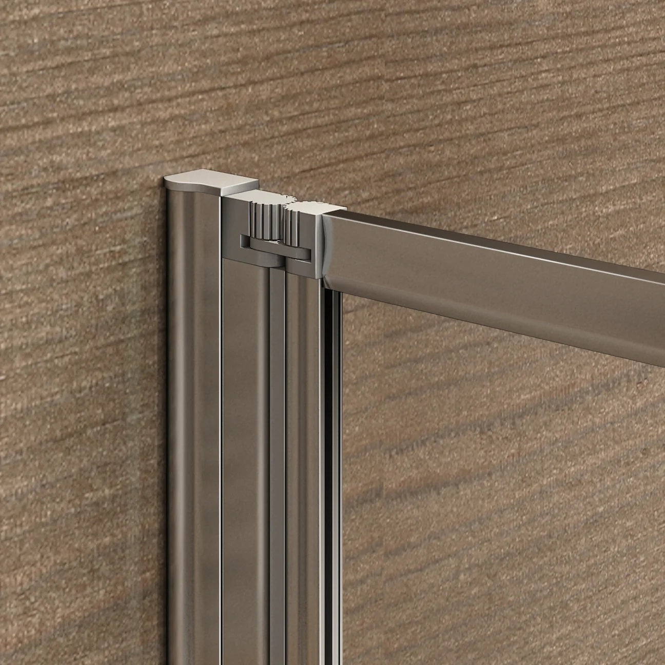 AICA vanová zástěna skládací FF12A-5 chrom 120x140 cm - 5-dílná bezpečnostní zástěna do vany s 4mm NANO sklem EasyClean, univerzální montáž vlevo/vpravo, leštěný hliníkový profil