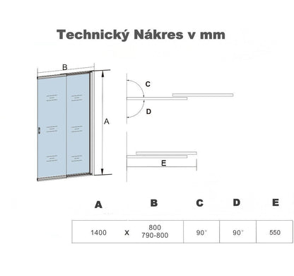 AICA vanová zástěna posuvná FQ2-80 s čirým bezpečnostním sklem 4mm | Chromový hliníkový profil | Rozměr 80x140cm | Otočná 90° dovnitř i ven | Univerzální montáž (vpravo/vlevo) | Moderní koupelnový doplněk | Voděodolné těsnění | Dodáváno s instalační lištou