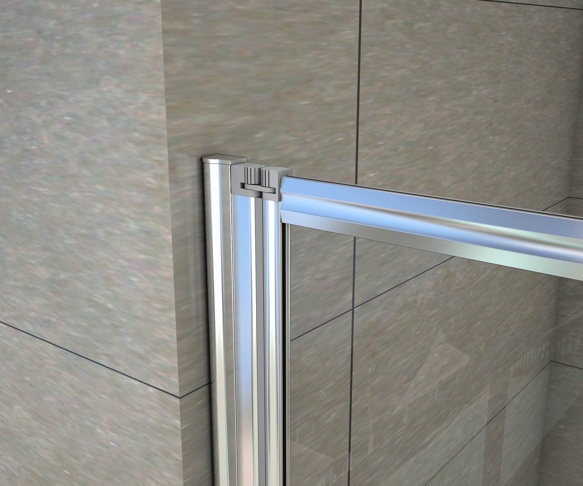 AICA vanová zástěna posuvná FQ2-80 s čirým bezpečnostním sklem 4mm | Chromový hliníkový profil | Rozměr 80x140cm | Otočná 90° dovnitř i ven | Univerzální montáž (vpravo/vlevo) | Moderní koupelnový doplněk | Voděodolné těsnění | Dodáváno s instalační lištou