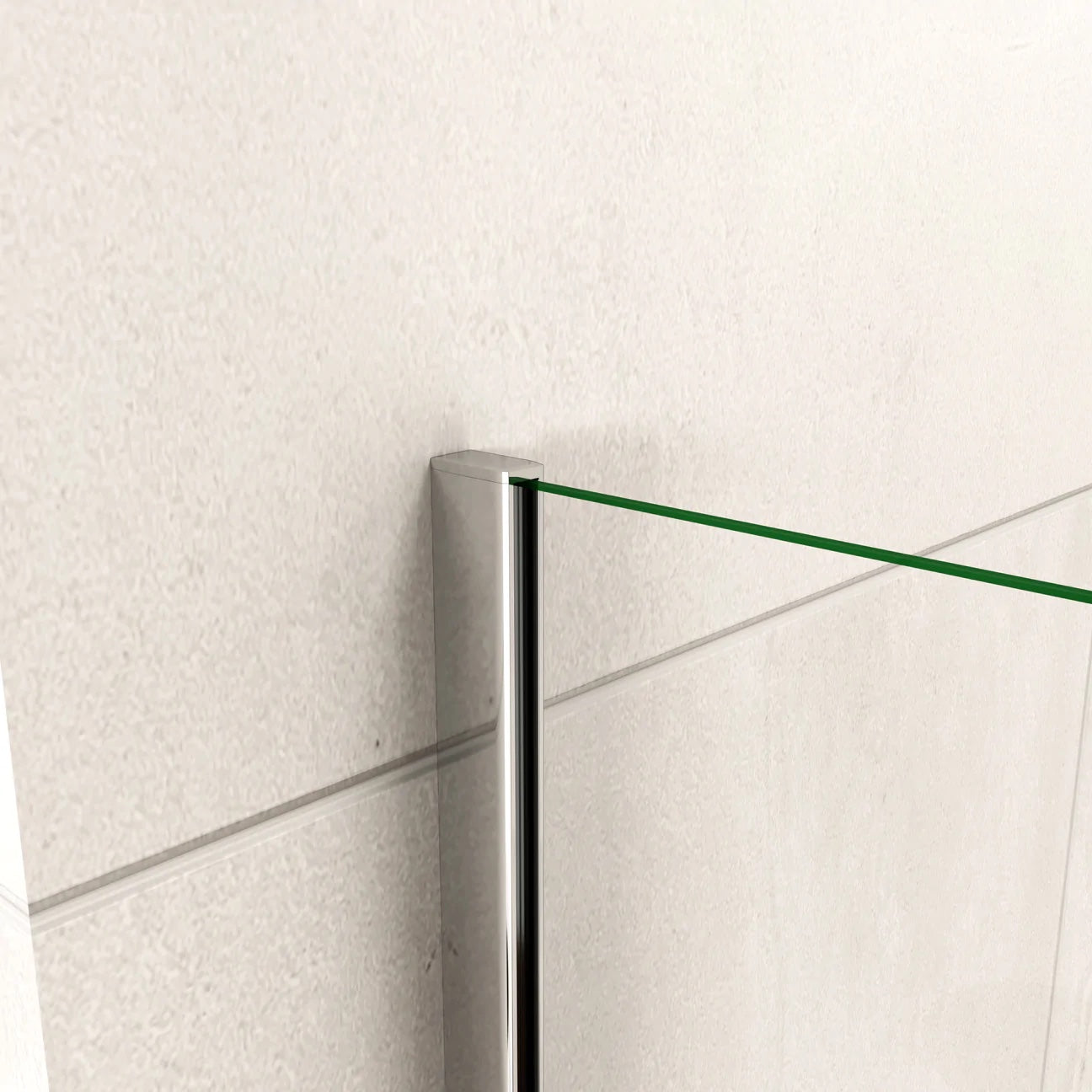 AICA Vanová zástěna otočná H2S-HB s poličkami a věšákem – nastavitelná 90-120cm, chrom, 6mm NANO bezpečnostní sklo EasyClean, výška 140cm, rohová montáž, moderní koupelnový design