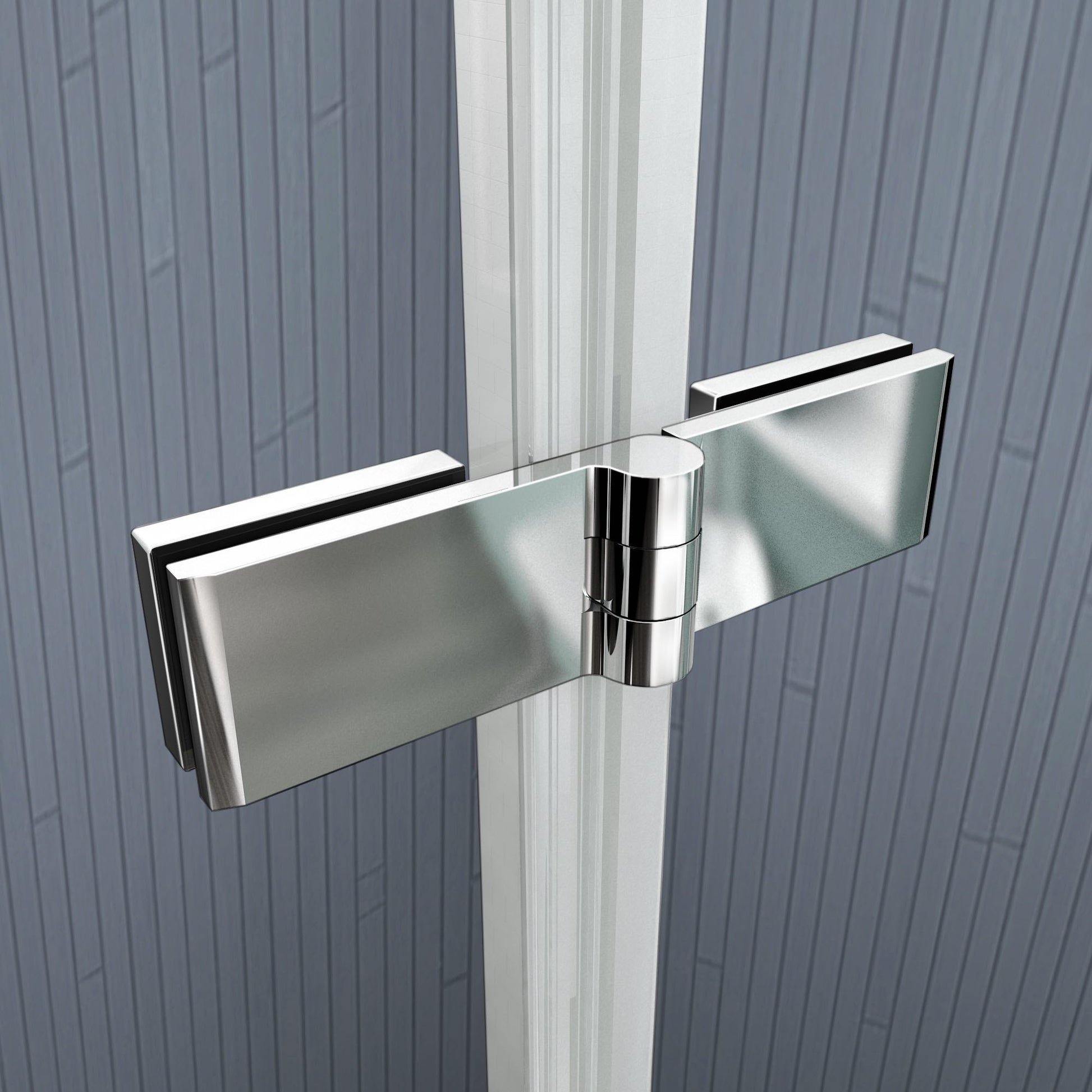 AICA Vanová zástěna skládací H3-10 - 3-dílná nano čirá skleněná zástěna 100x140 cm, chrom, 6mm bezpečnostní sklo EasyClean ESG, univerzální montáž (levá/pravá), sklopná konstrukce