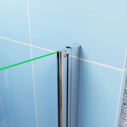 Čtvercový sprchový kout AICA s posuvnými dveřmi a boční stěnou z 6mm bezpečnostního NANO skla. Rozměry 70-90 cm, výška 195 cm. Moderní design s chromovanými profily, nerezovým madlem a stabilní vzpěrou. Ideální řešení pro moderní koupelny