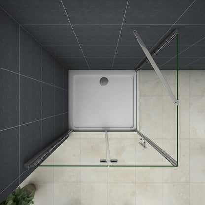 Sprchový kout s posuvnými dveřmi 70-100cm, boční stěna, 6mm NANO sklo, chrom, zalamovací dveře, bezpečnostní sklo, moderní design, leštěný hliník, nerez madlo, snadná údržba, sprchový box, koupelnový doplněk.