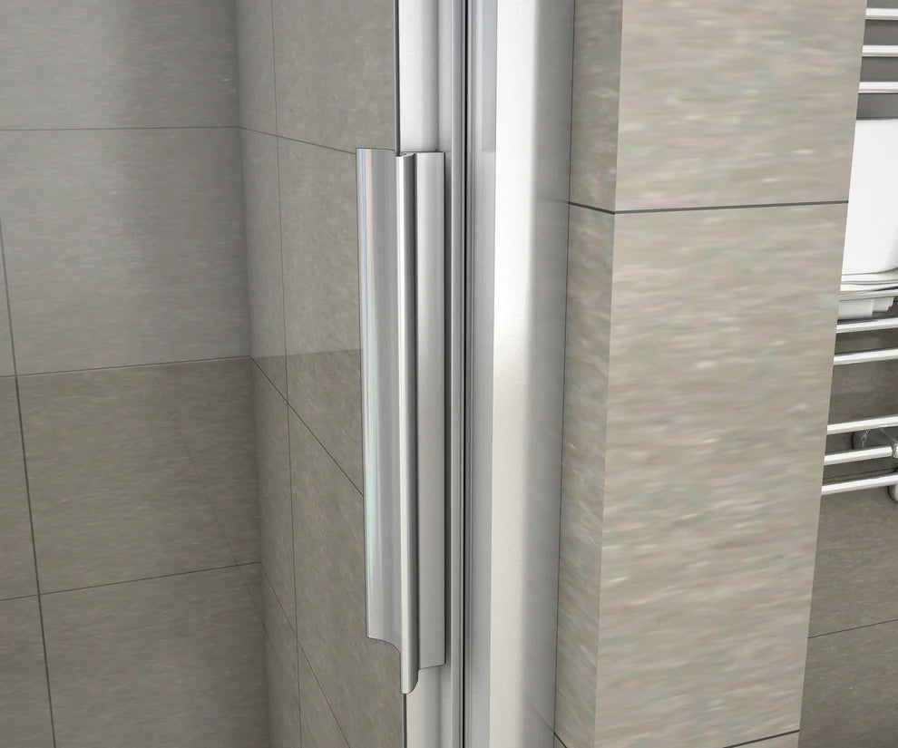 Posuvné sprchové dveře 120x195 cm, 6mm bezpečnostní NANO sklo EasyClean, leštěný hliníkový profil v chromu – moderní design, snadná údržba, univerzální montáž (levá/pravá), korozivzdorné, těsnění proti úniku vody, vhodné do malých i velkých koupelen.