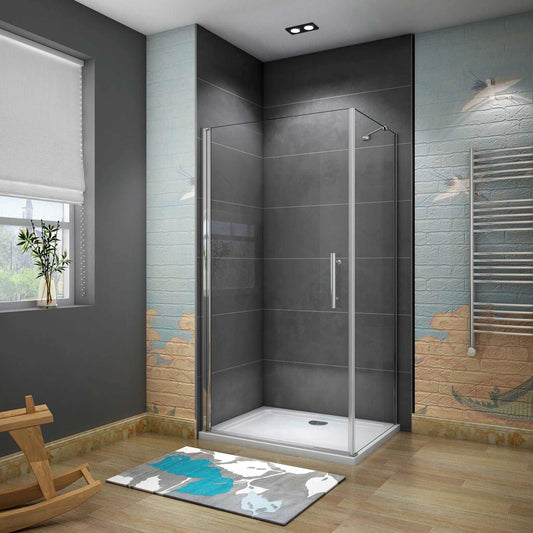 Stylový čtvercový sprchový kout v chromu s jednokřídlými dveřmi a bočním panelem. Nastavitelná šířka 70–90 cm, výška 195 cm, ultračiré 6mm NANO sklo s EasyClean úpravou proti vodnímu kameni. Odolný leštěný hliníkový profil, nerezové madlo a kvalitní vzpěra. Ideální sprchový box do malých i větších koupelen, moderní design a snadná instalace
