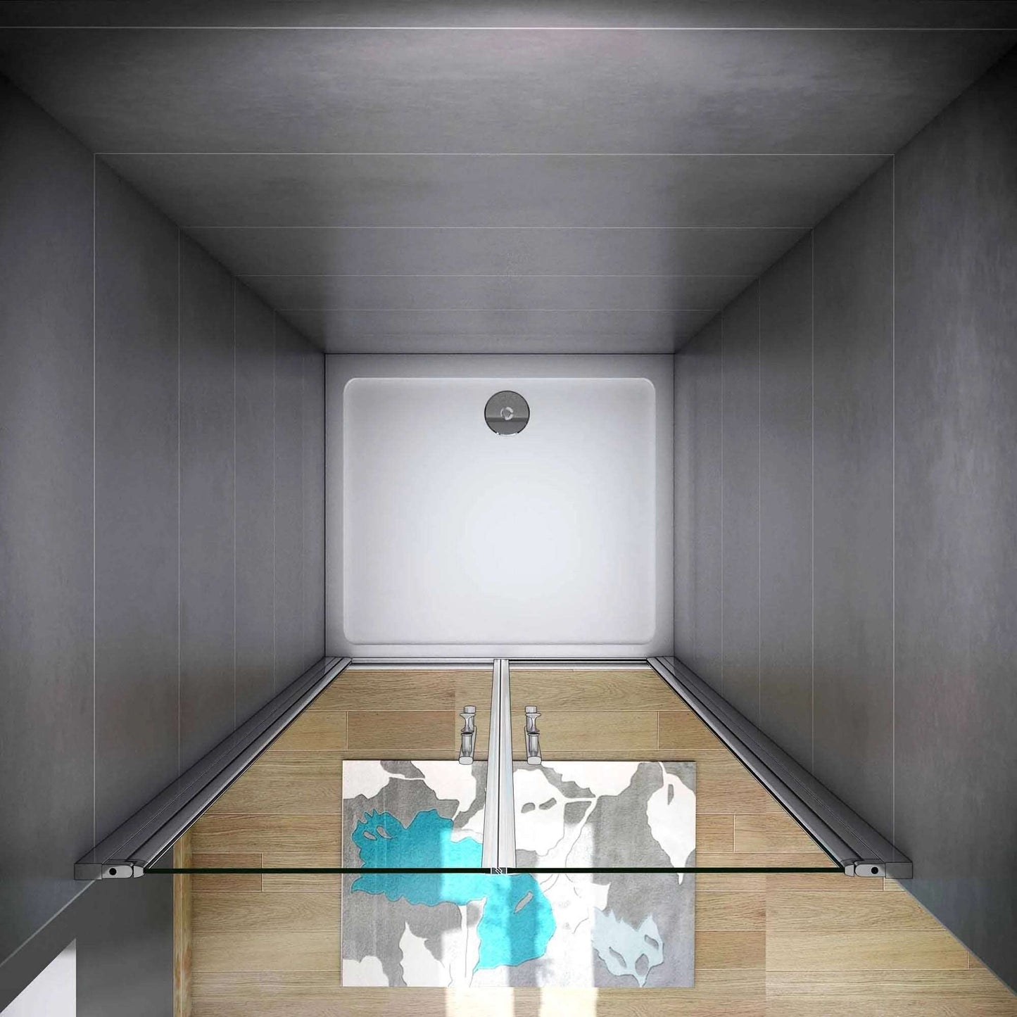 Dvoukřídlé sprchové dveře do niky z 6mm bezpečnostního čirého NANO skla s EasyClean povrchem. Elegantní leštěný hliníkový profil v chromové barvě, odolný proti korozi. Univerzální montáž pro levou i pravou stranu (L/P), výška 195 cm. Dveře obsahují magnetickou lištu pro dokonalé těsnění a madlo pro pohodlné otevírání. Ideální řešení pro moderní koupelny a sprchové kouty v rozměrech 70-140 cm. Skleněné posuvné dveře s otočným mechanismem, snadno čistitelné, vhodné do malých prostorů i výklenků.