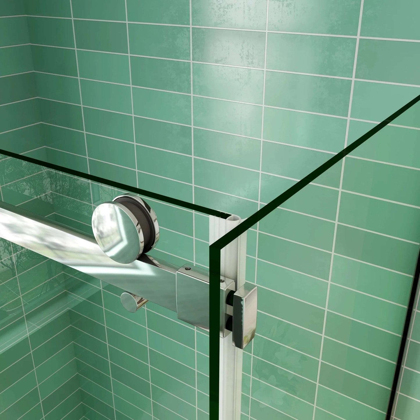 AICA sprchový kout obdélníkový s posuvnými dveřmi, 8mm NANO čiré sklo EasyClean, chromový profil, nastavitelný 100-160cm, boční panel 70-100cm, korozivzdorný design pro moderní koupelny