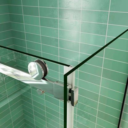 AICA sprchový kout obdélníkový s posuvnými dveřmi, 8mm NANO čiré sklo EasyClean, chromový profil, nastavitelný 100-160cm, boční panel 70-100cm, korozivzdorný design pro moderní koupelny