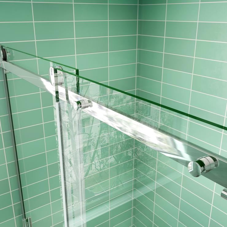 AICA sprchový kout obdélníkový s posuvnými dveřmi, 8mm NANO čiré sklo EasyClean, chromový profil, nastavitelný 100-160cm, boční panel 70-100cm, korozivzdorný design pro moderní koupelny