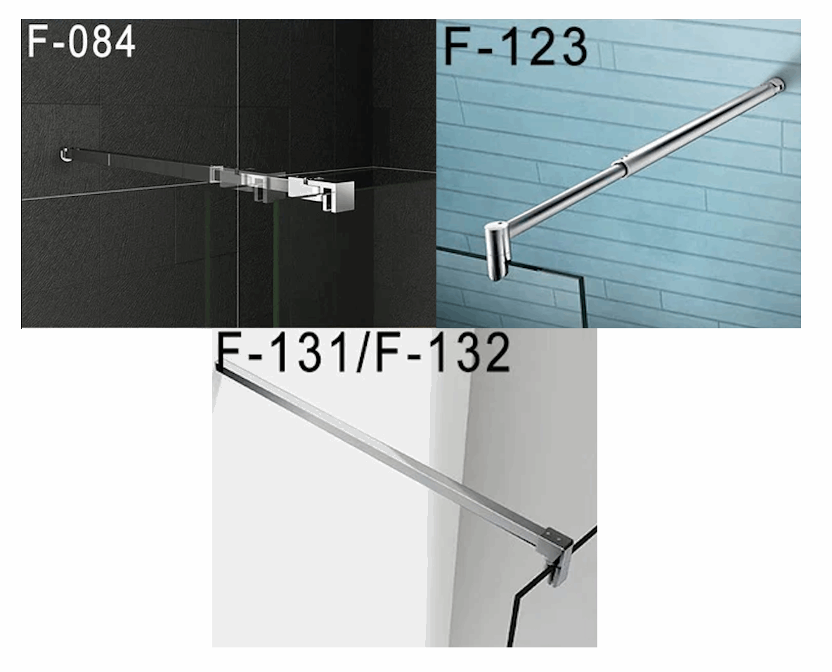 Walk-in sprchová zástěna s 10mm černým kouřovým NANO sklem a anti-explosion fólií – moderní chromový design, teleskopická vzpěra, bezpečnostní sklo, snadná údržba, rozměry 100-140 cm, výška 200 cm.