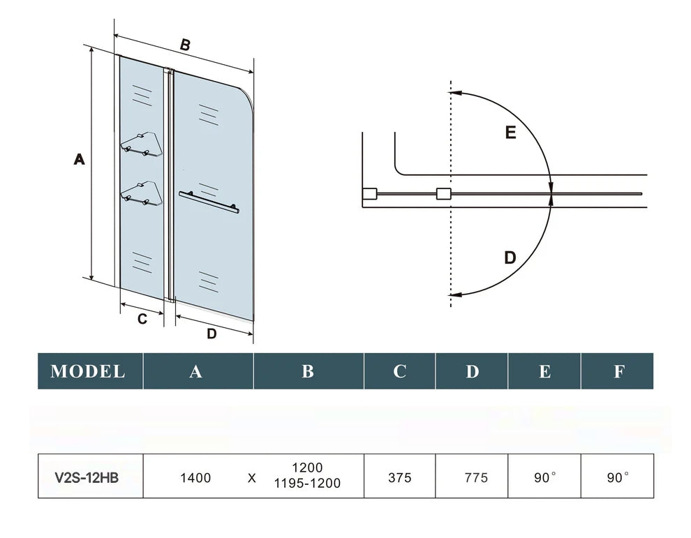 AICA Vanová zástěna otočná V2S-HBF70 | 120x140 cm s věšákem na ručník a skleněnými policemi | 6mm bezpečnostní NANO sklo EasyClean | Chromovaný design | Univerzální montáž (levá/pravá) | Včetně vzpěry a rohových polic | Moderní řešení pro malé i velké koupelny | Kvalitní koupelnový nábytek s úložným prostorem